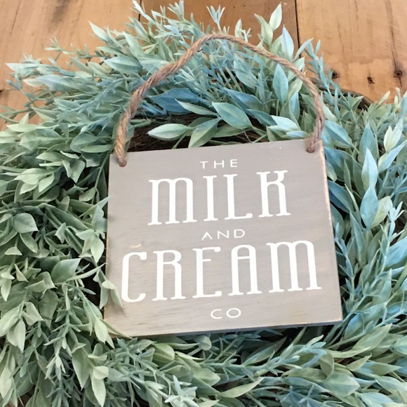summers at stella’s Other - 🛒2/$18!🛒 Milk and Cream Co.- Handcrafted Sign